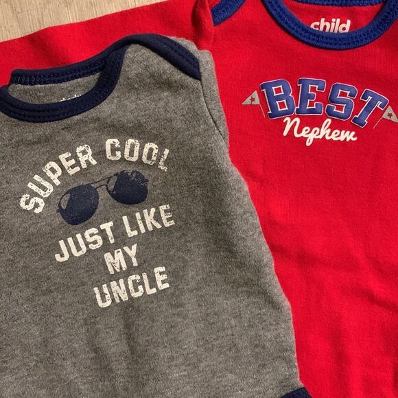 Calling all uncles! newborn one piece set! Size NB - Picture 1 of 9